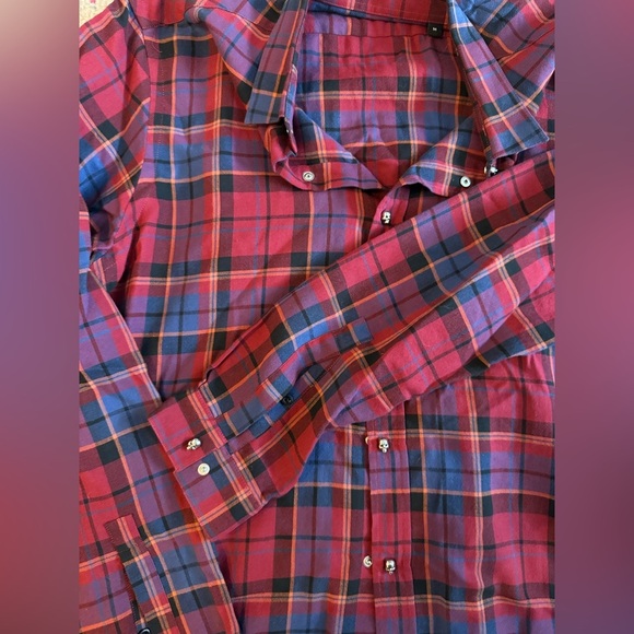 The Kooples Skull Button Down Slim Fit Size M - Picture 6 of 8